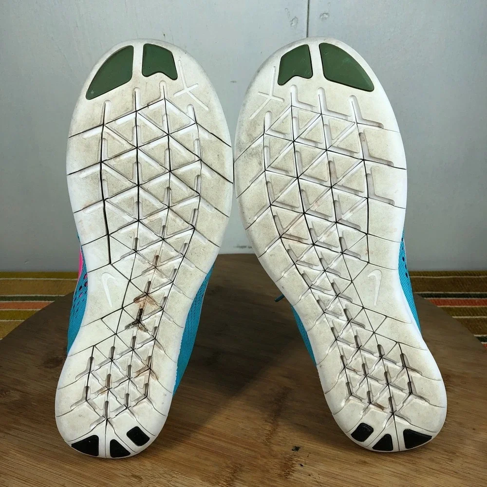 Nike Free RN Womens size 9 shoes blue athletic running training sneakers